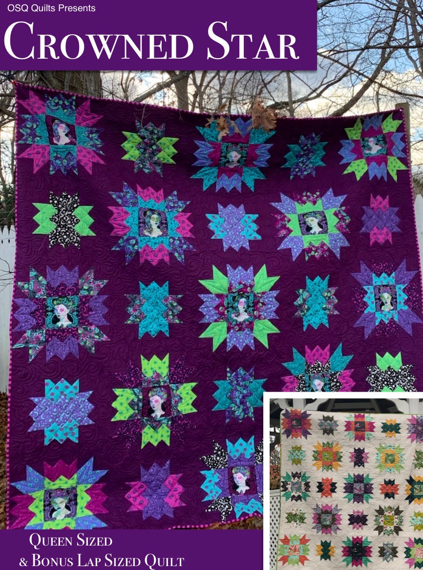 OSQ Crowned Star Queen & Lap Sized Pattern