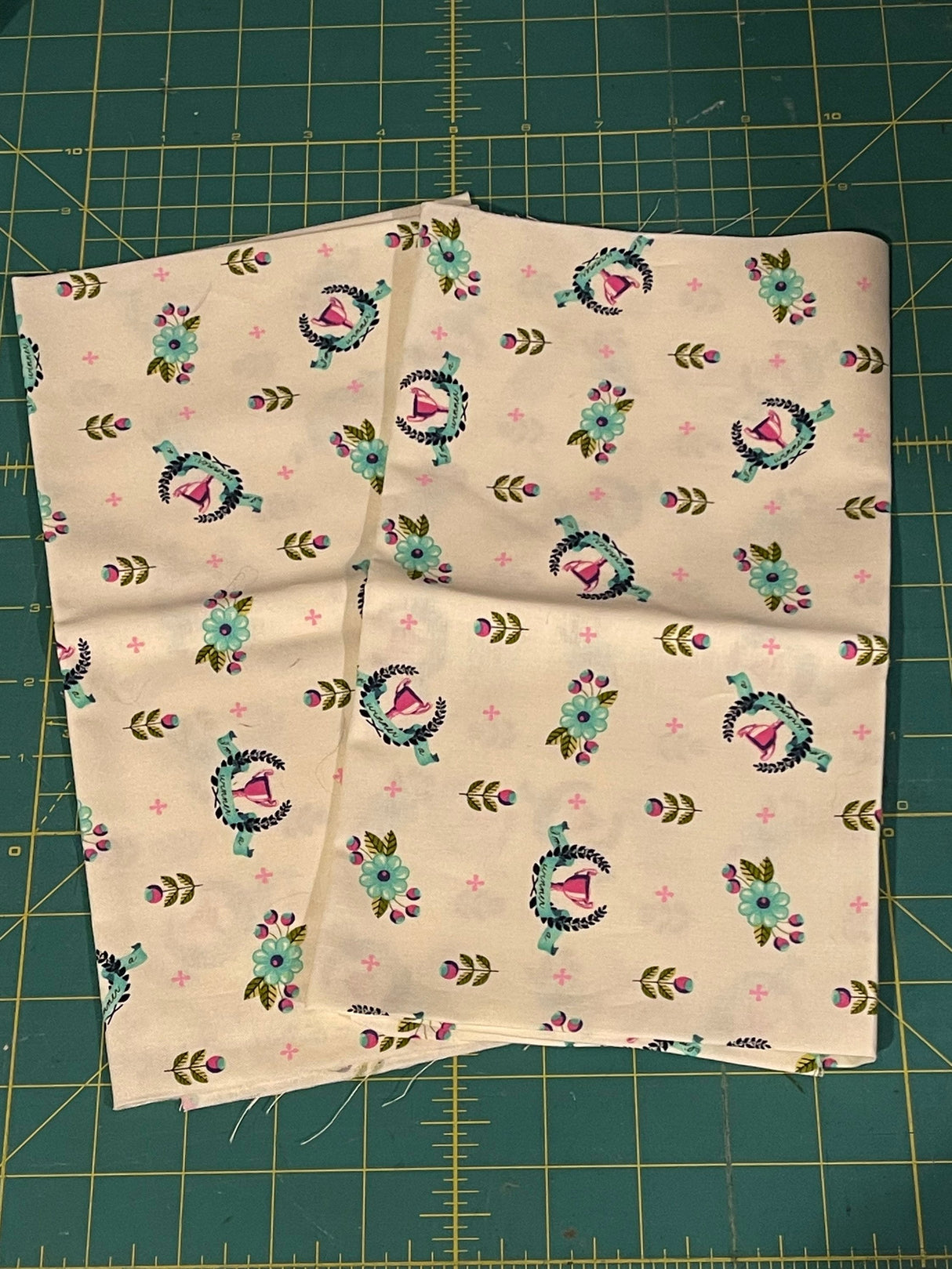 Tula Pink Slow and Steady Winner’s Circle white fat quarter