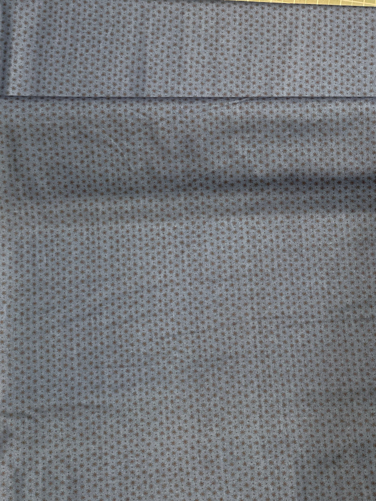 Lizzy house asterisk fabric OOP HTF royal blue half yard