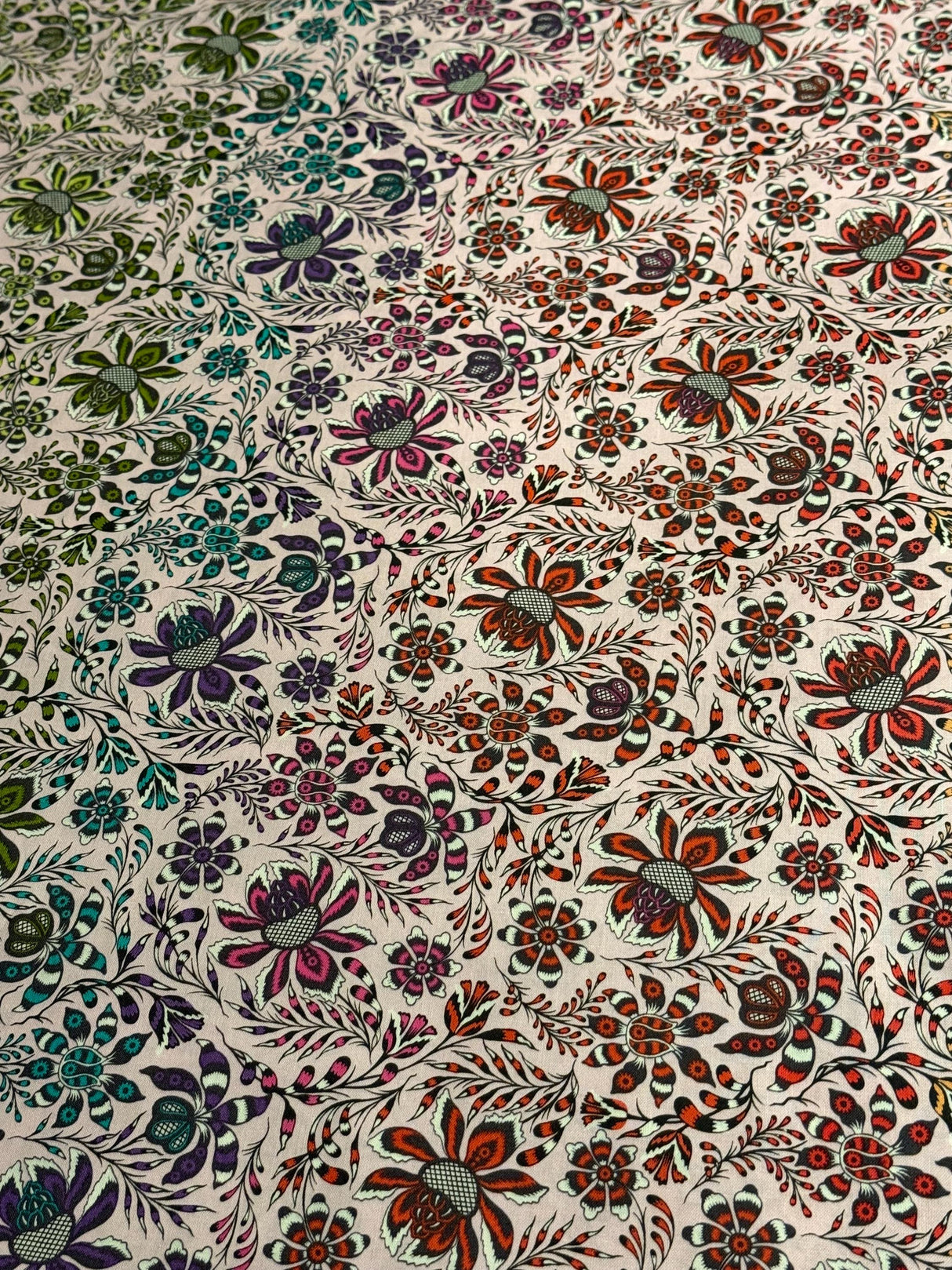 Tula Pink ROAR! Wild Vine - Blush by the half yard
