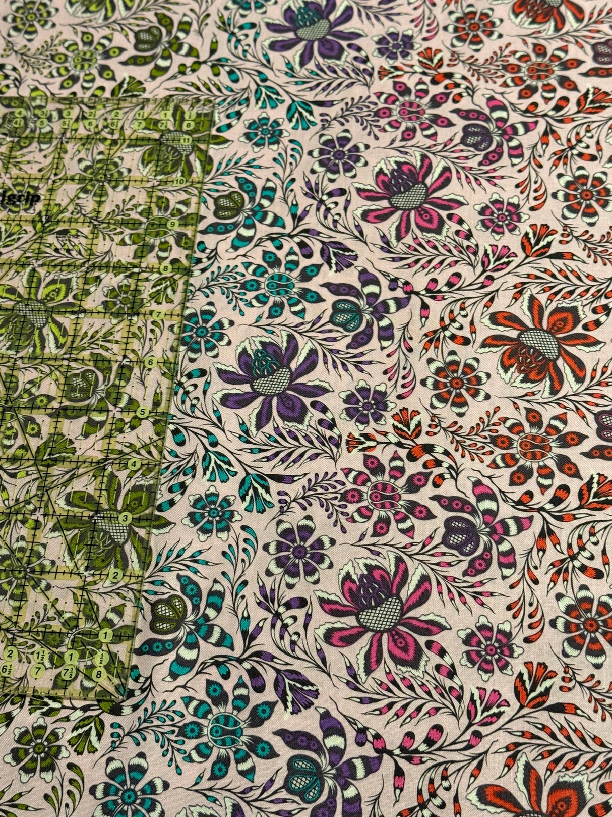 Tula Pink ROAR! Wild Vine - Blush by the half yard