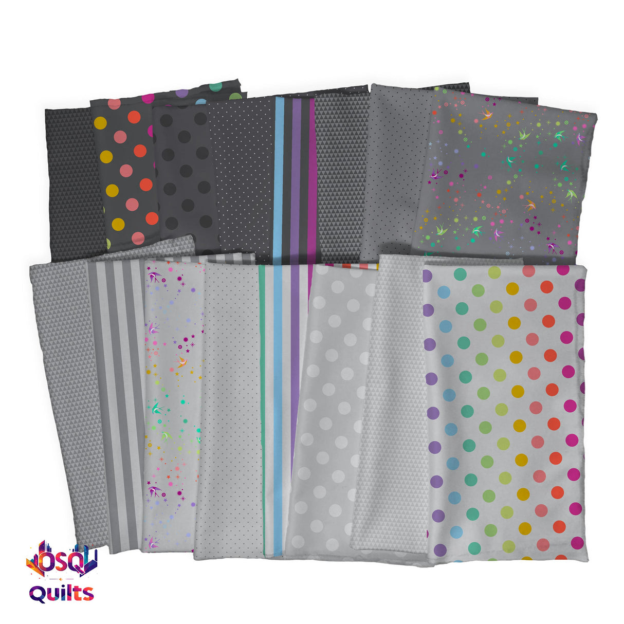 Tula Pink Graywork True Colors - Bundle - 16 Prints - NOW SHIPPING