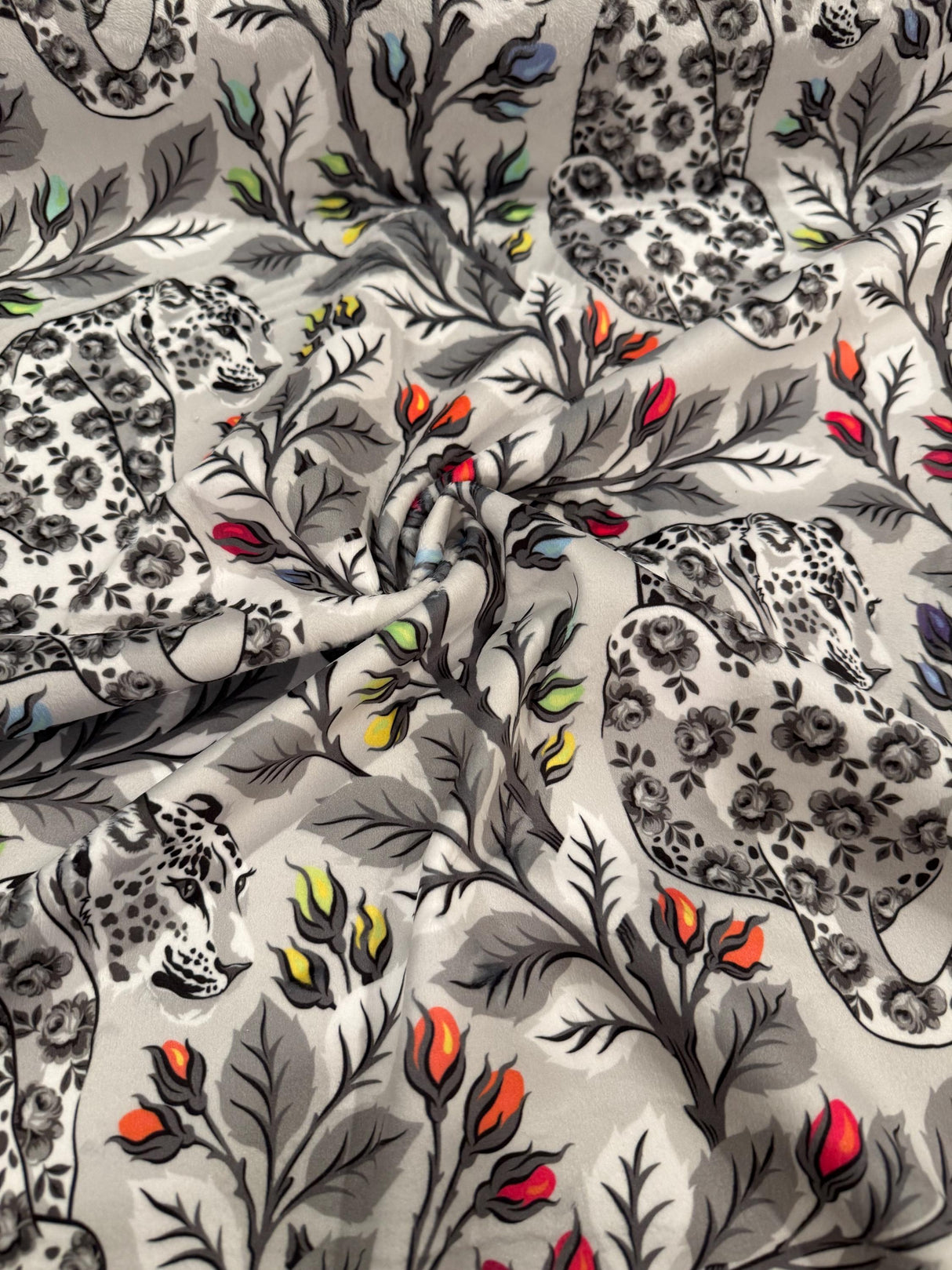 Tula Pink - Graywork - Beauty Mark - Fog *MINKY - Half Yard Now Shipping