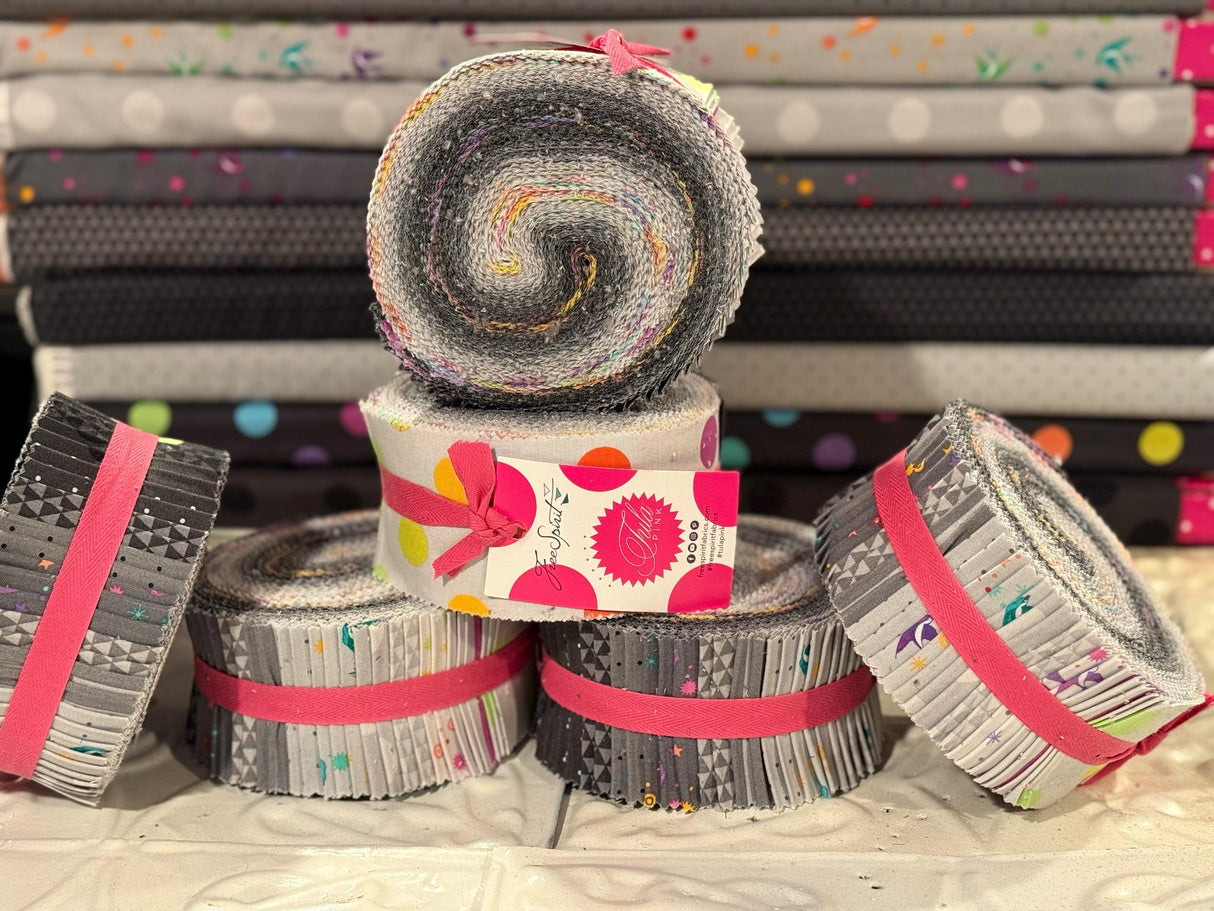 Tula Pink True Colors Gray work Design roll