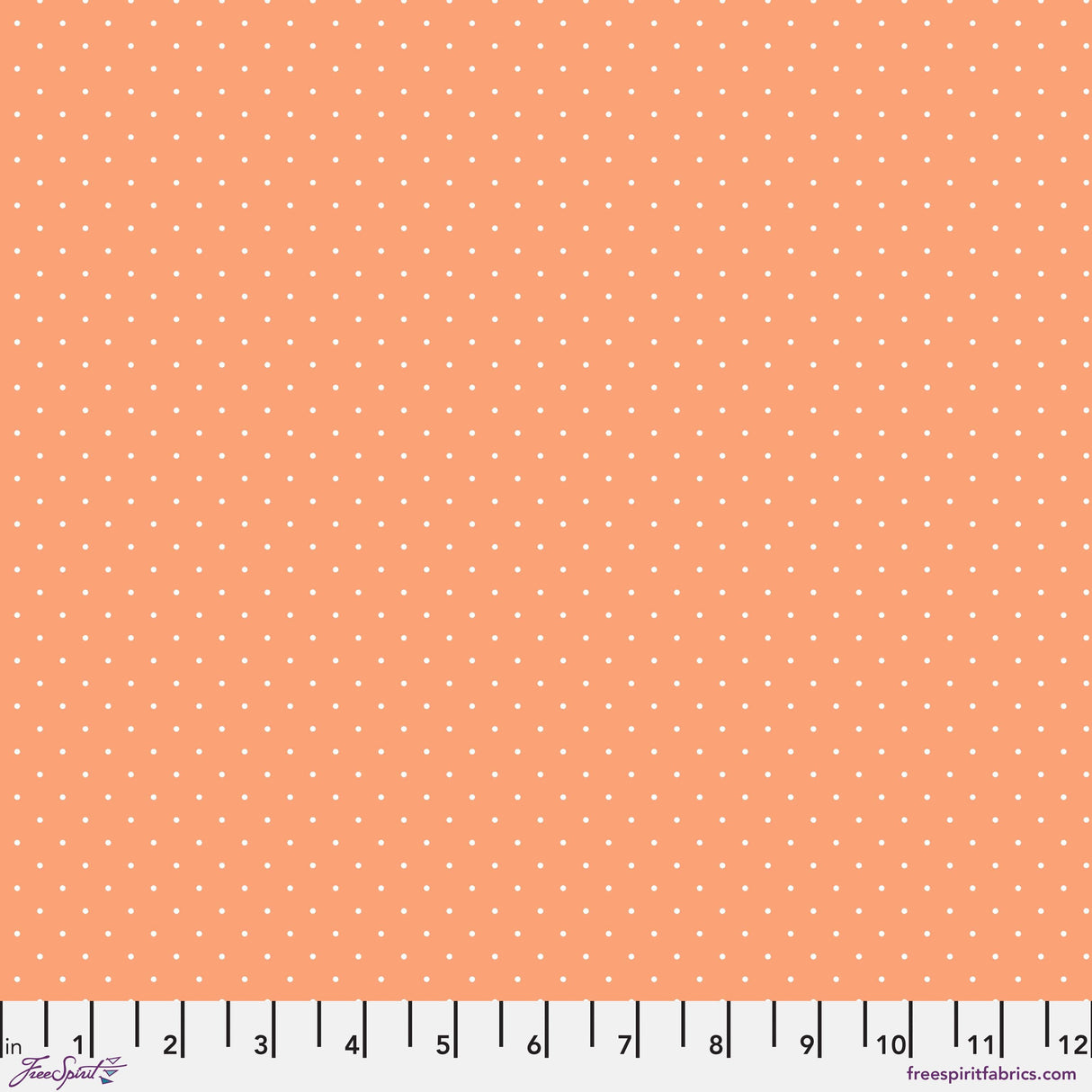 Tula Pink Tiny Dots - Peachy - By the half yard