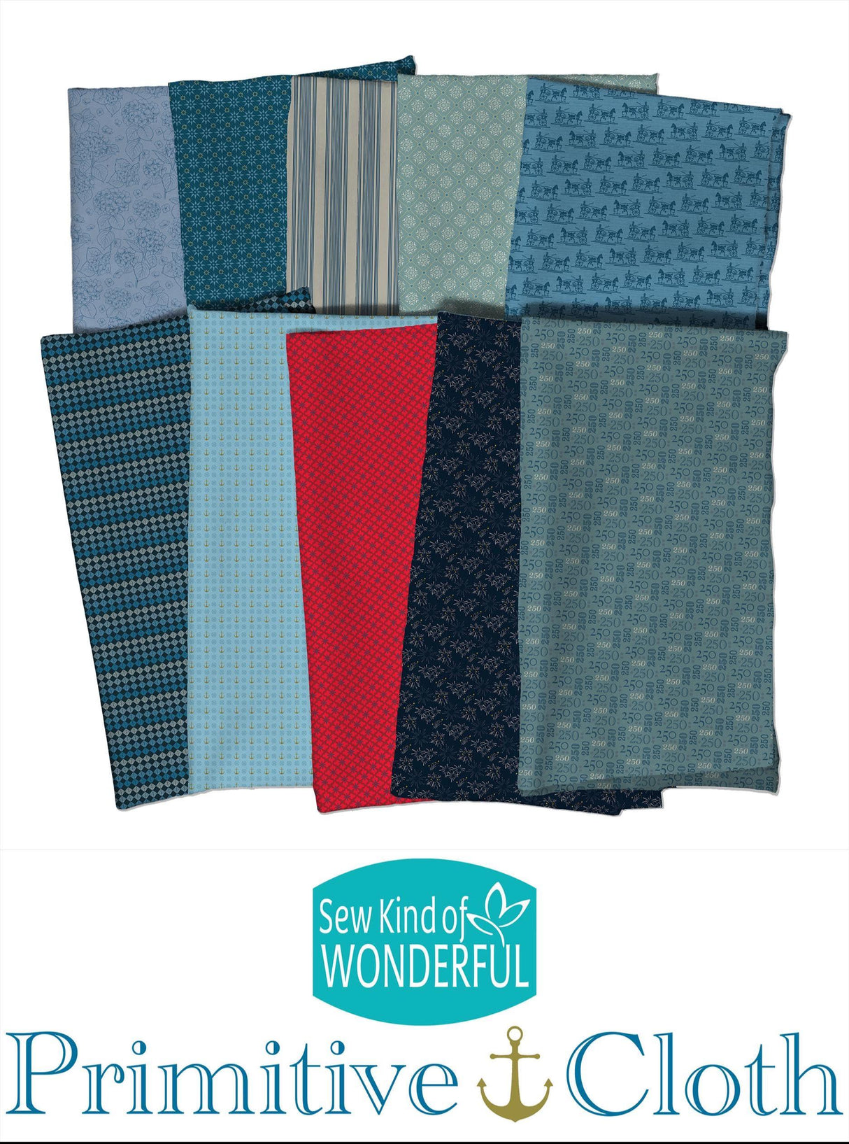 Primitive Cloth - Sew Kind of Wonderful Bundle - HY FQ FE