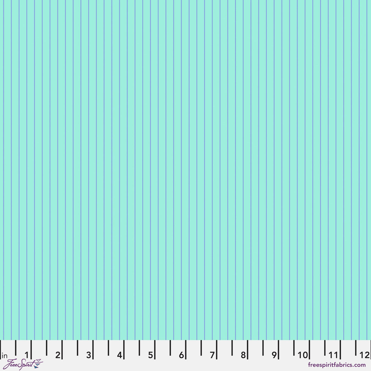 Tula Pink Tiny Stripes - Misty - By the half yard