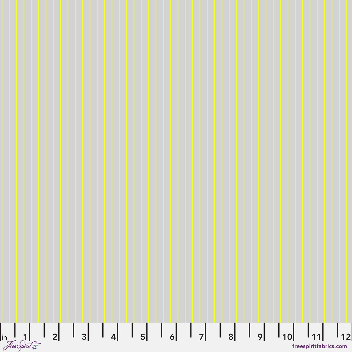 Tula Pink Tiny Stripes - Spark - By the half yard