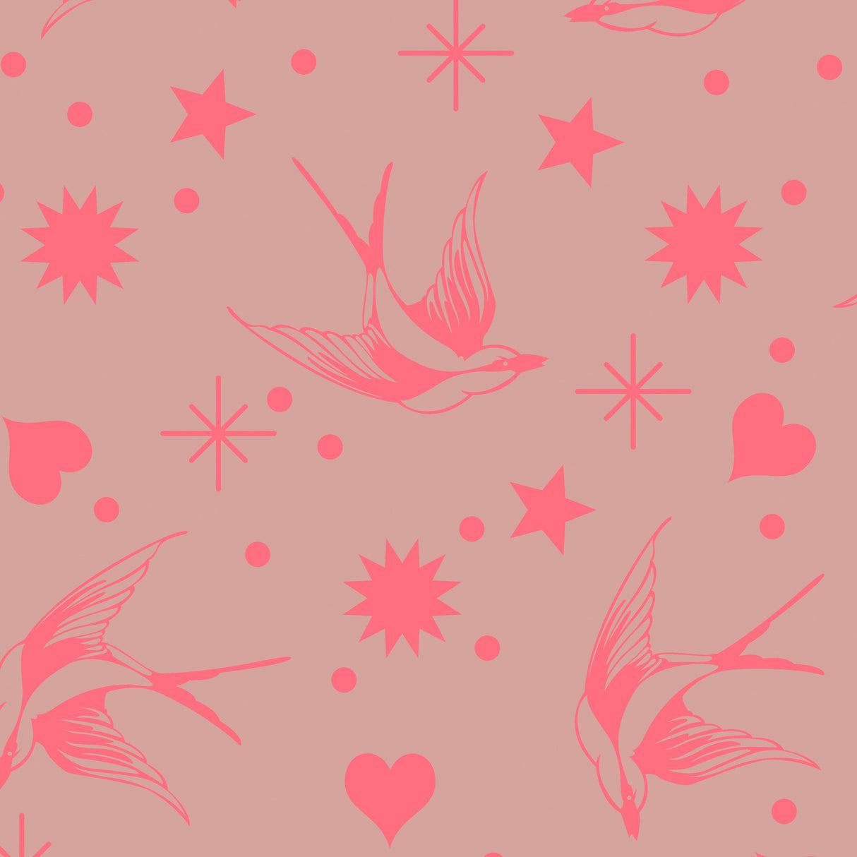 Tula Pink Fairy Flakes- True Colors - Nova - By the half yard