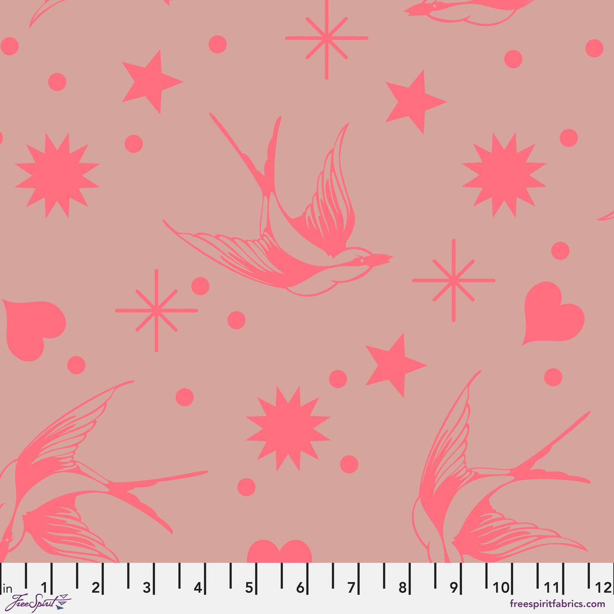 Tula Pink Fairy Flakes- True Colors - Nova - By the half yard