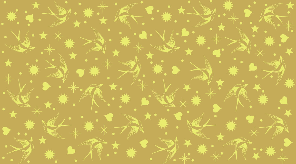 Tula Pink Fairy Flakes- True Colors - Moonbeam - By the half yard