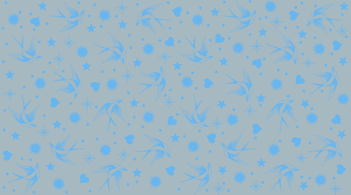 Tula Pink Fairy Flakes- True Colors - Aura - By the half yard
