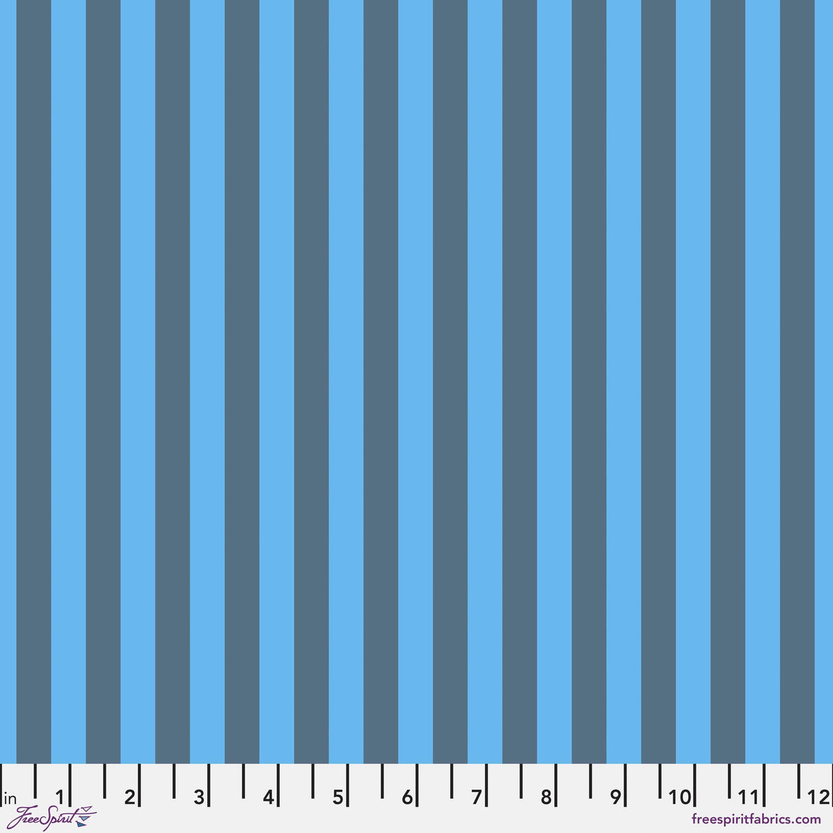 Tula Pink Tent Stripes- True Colors - Aura - By the half yard