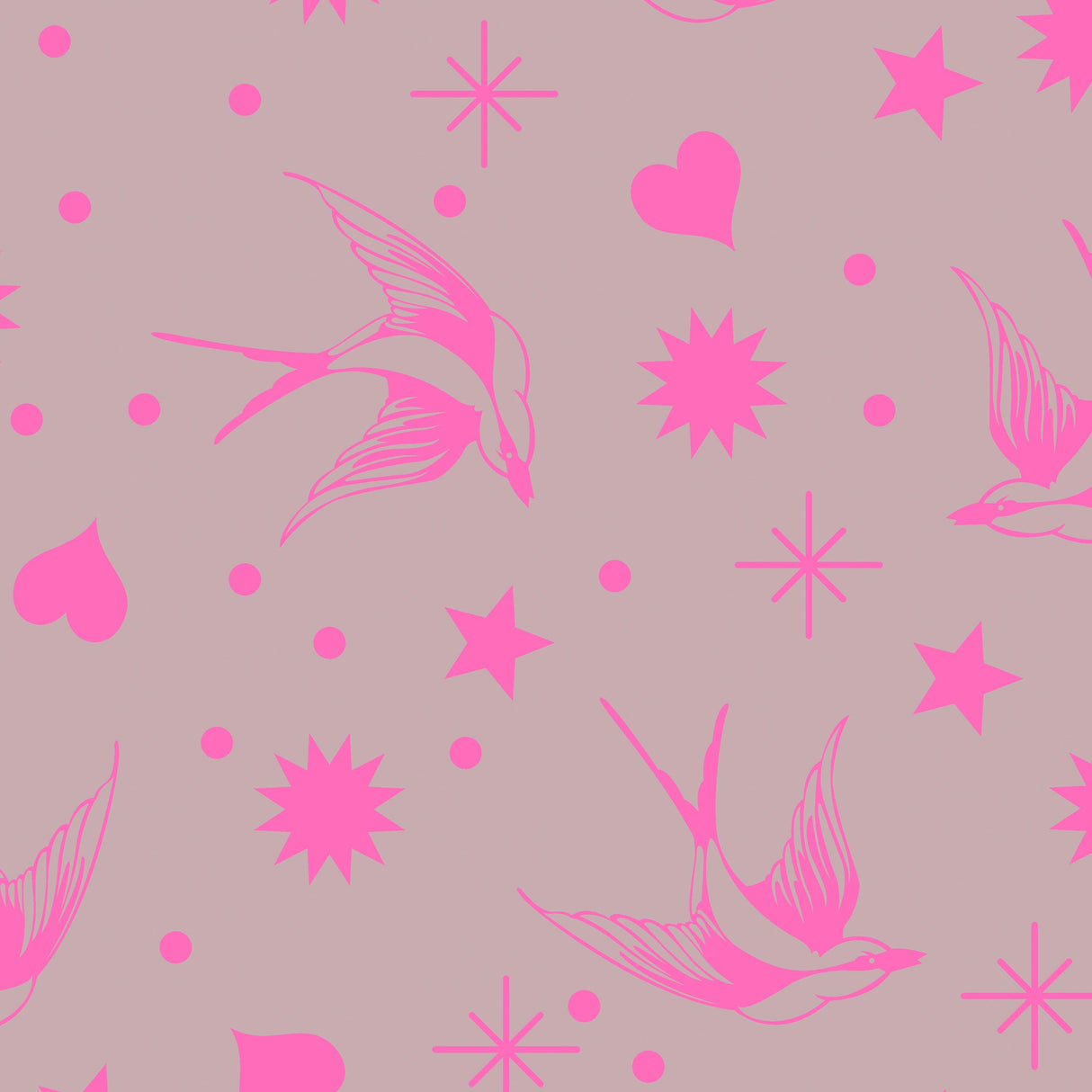 Tula Pink Fairy Flakes- True Colors - Cosmic - By the half yard