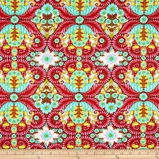Tula Pink Slow and Steady The Tortoise Orange Crush fat quarter