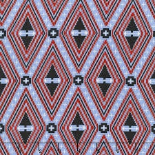 Tula Pink Holiday Homies Family Tree Blue
