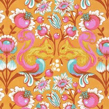 Tula Pink All Stars Squirrel Begonia half yard OOP