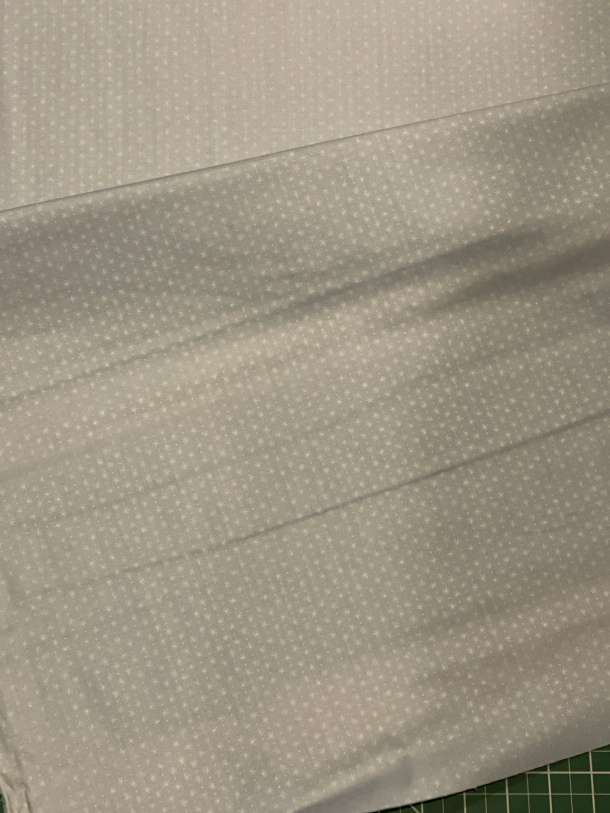 Lizzy house asterisk fabric OOP HTF light blue and silver  half yard