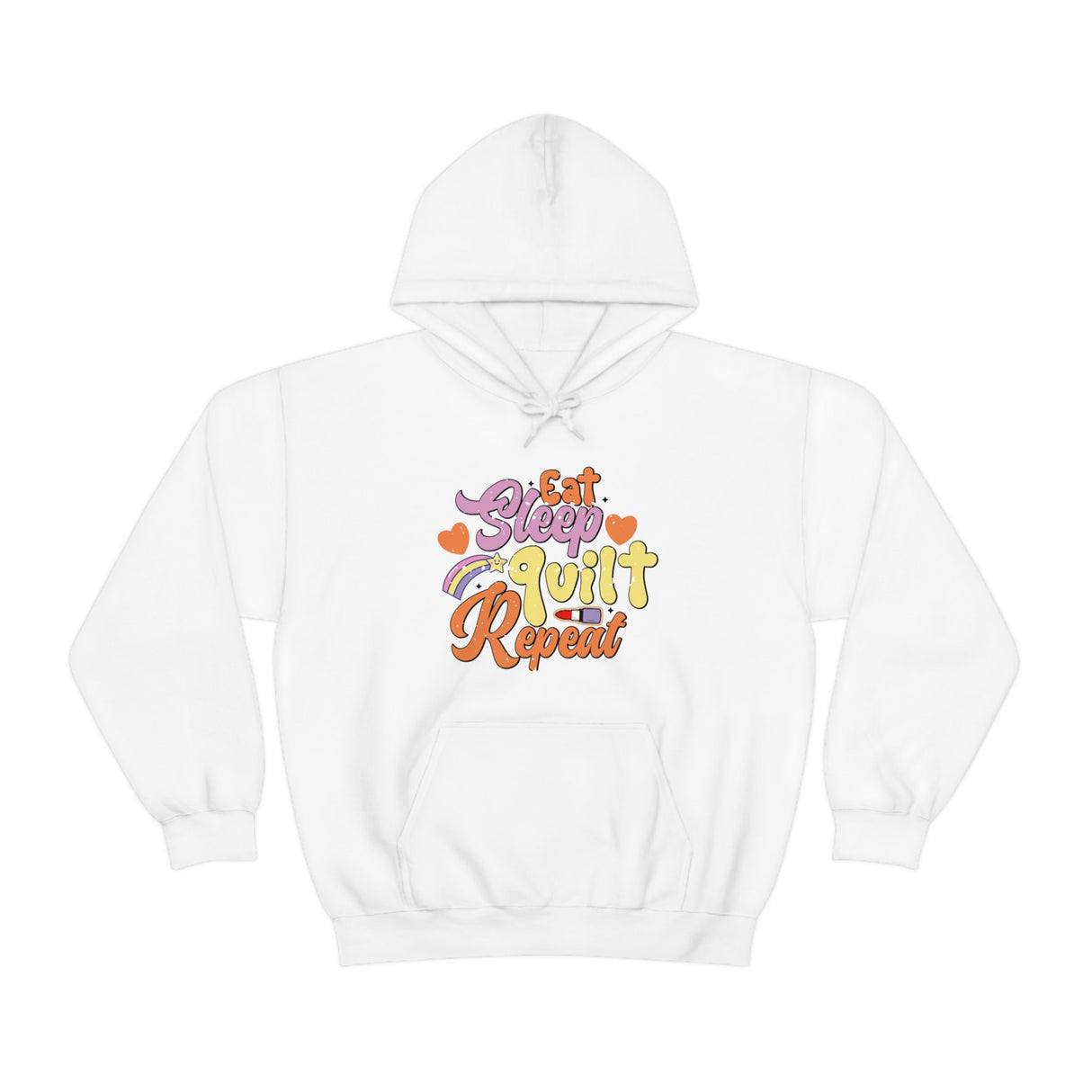Eat Sleep Quilt Repeat Hoodie