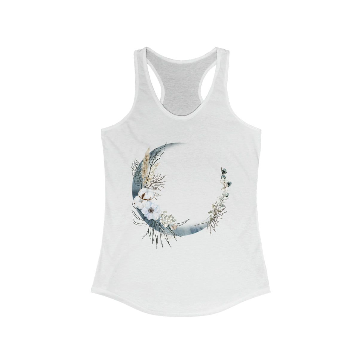Moon Flower Racerback Tank