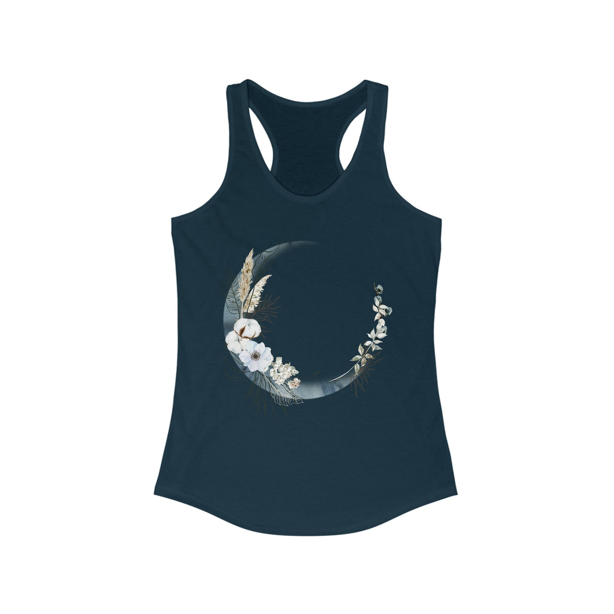 Moon Flower Racerback Tank