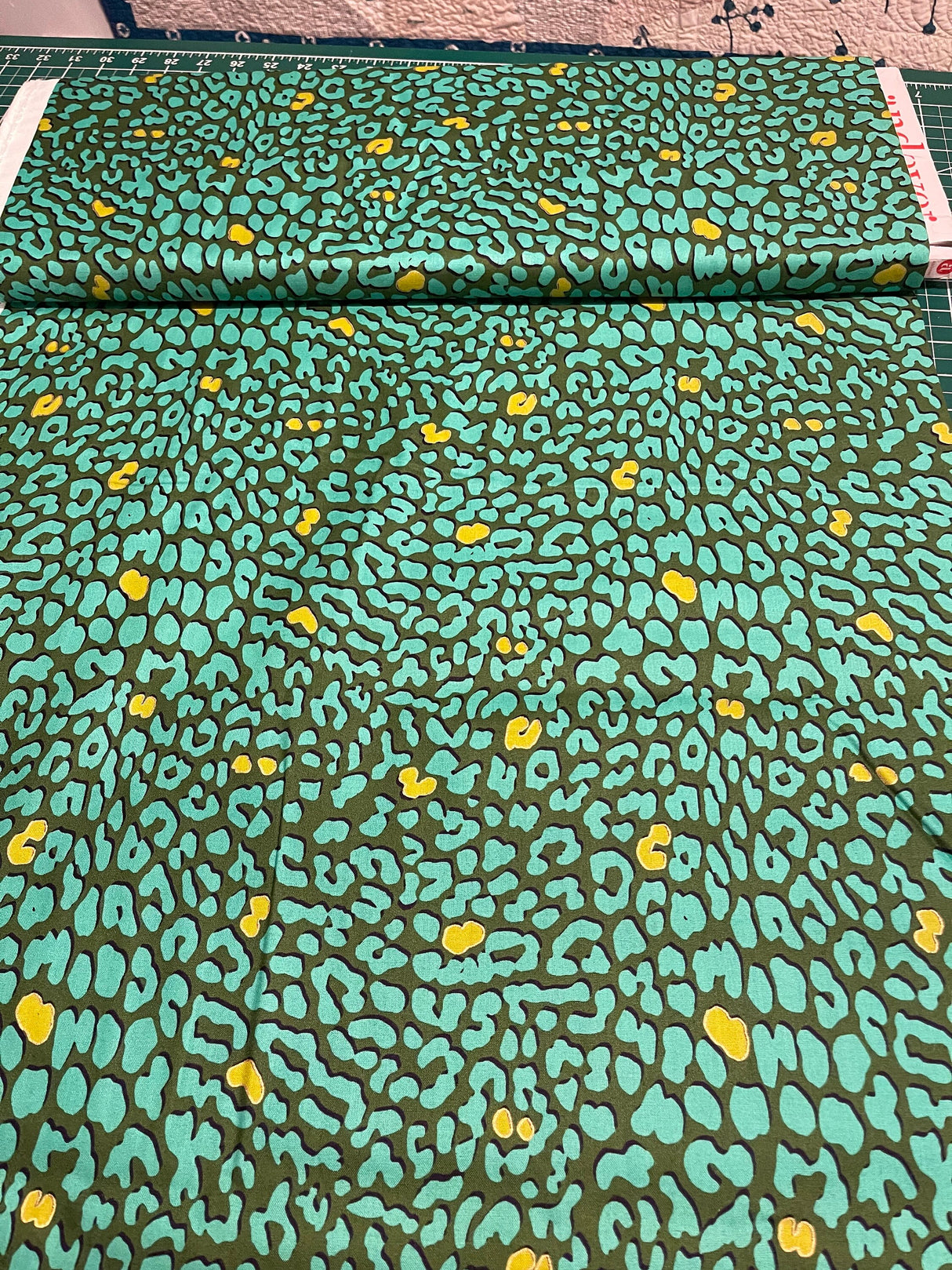 Libs Elliot Wild Side Beast Mode green *half yard*