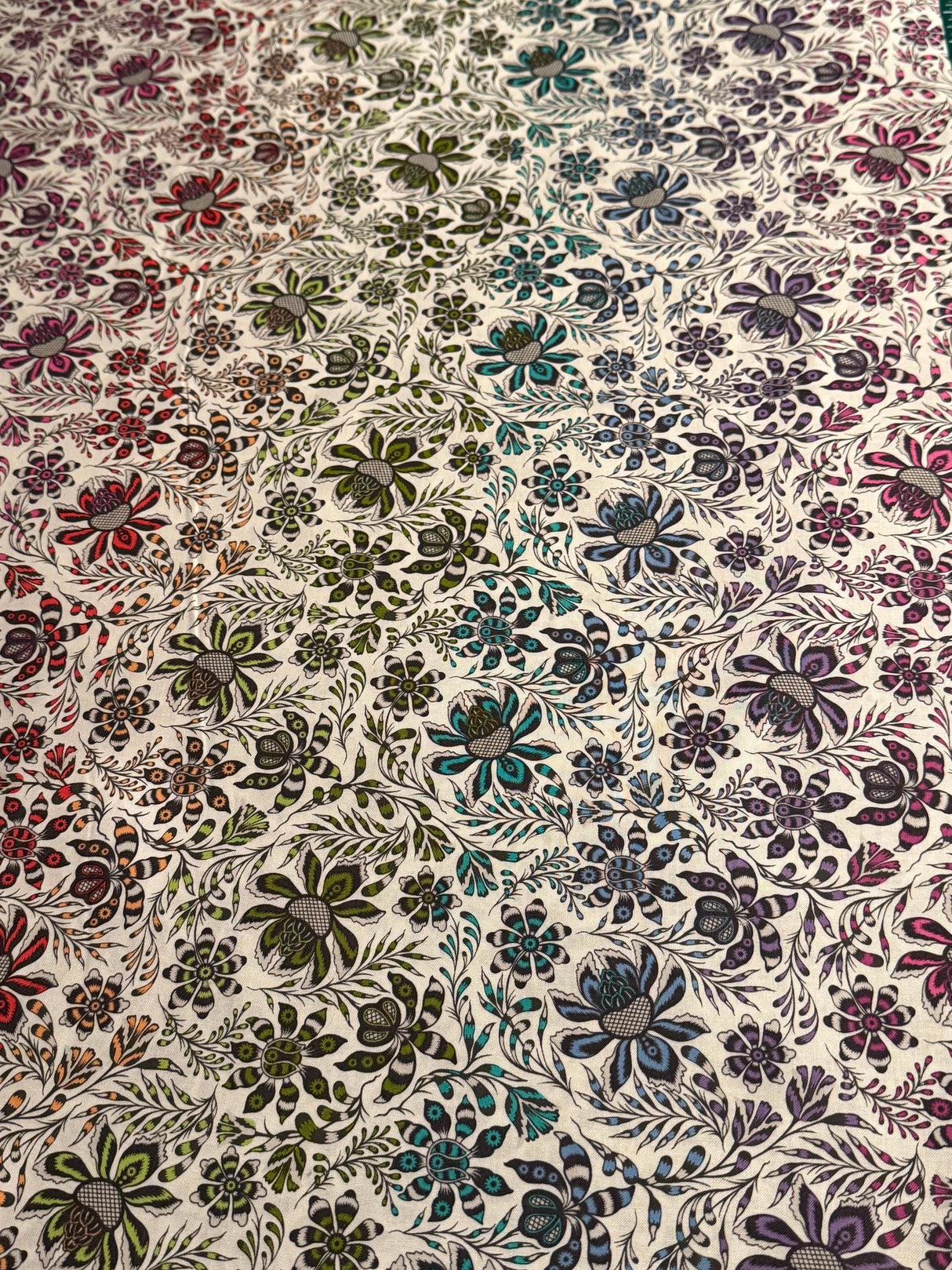 Tula Pink ROAR! Wild Vine - Mist by the half yard