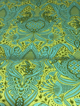 Tula Pink ROAR! Gift Rapt-  Lime by the half yard