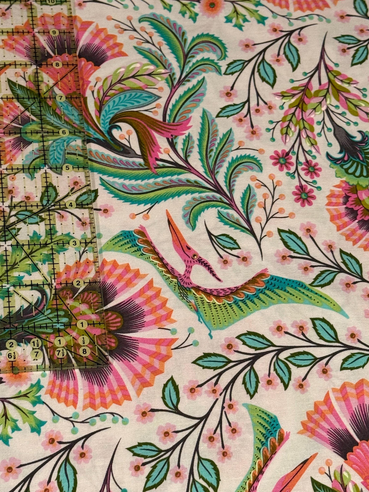 Tula Pink ROAR! Wing It-  Blush by the half yard