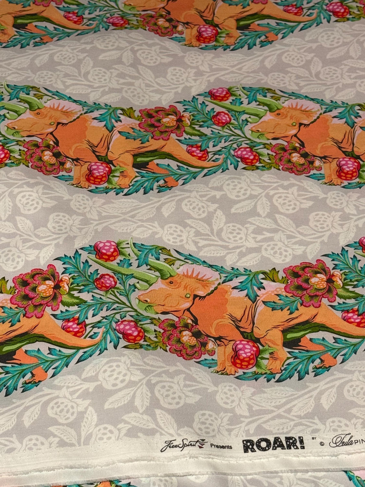 Tula Pink ROAR! Trifecta-  Blush by the half yard