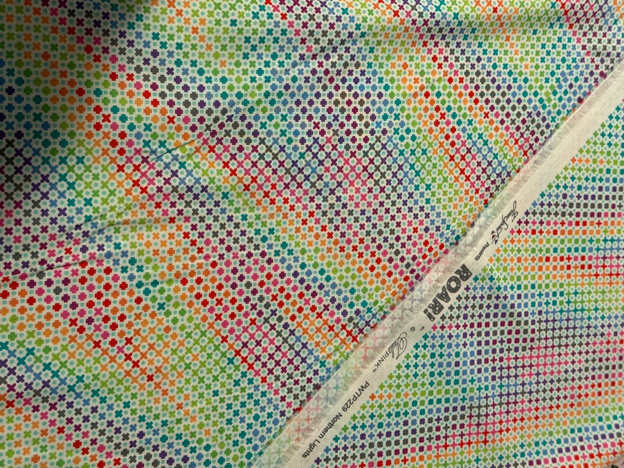 Tula Pink ROAR! Northern Lights- Mint by the half yard
