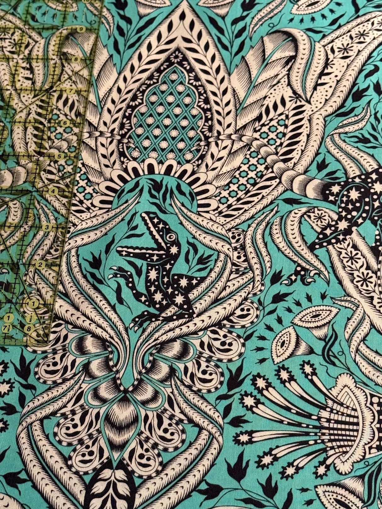 Tula Pink ROAR! Gift Rapt-  Mint by the half yard