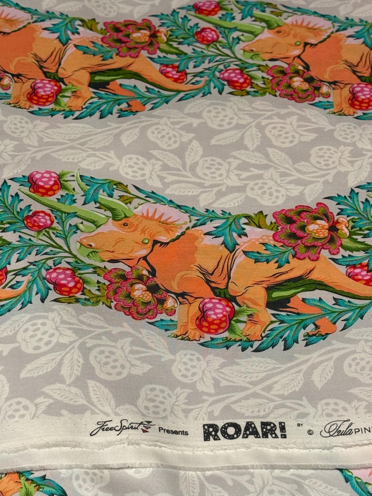 Tula Pink ROAR! Trifecta-  Blush by the half yard