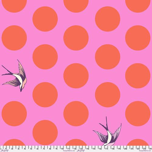 Tula Pink quilt backing 108 wide Free Fall Honey  by the half yard