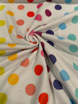 Tula Pink - Graywork  - Disco Poms - Whisper *MINKY - Half Yard  Now Shipping