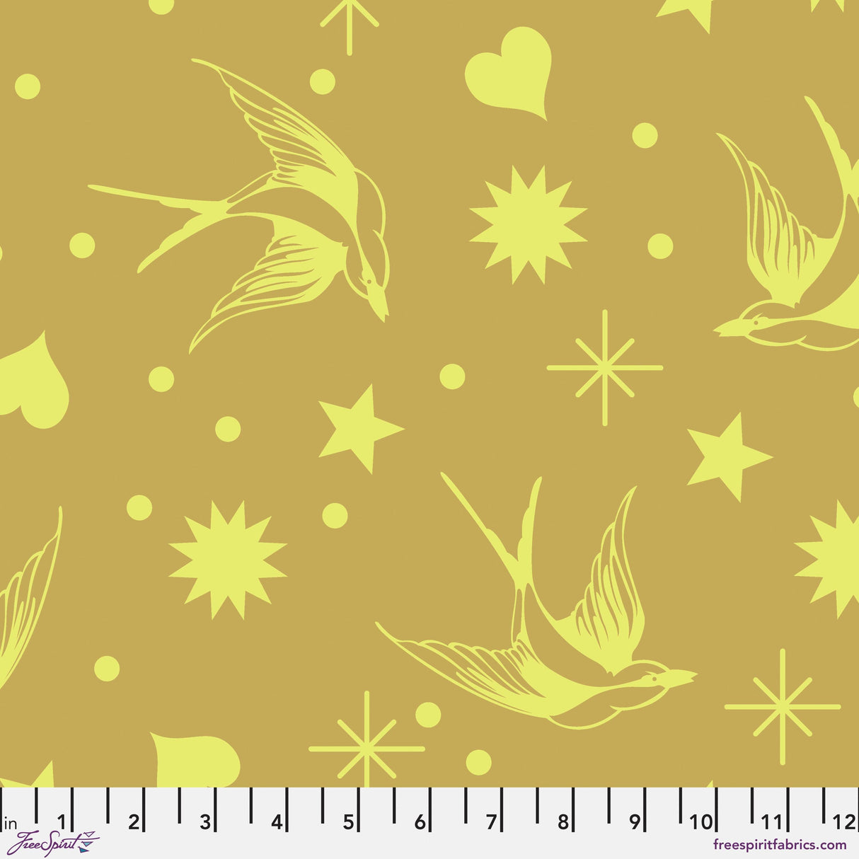 Tula Pink Fairy Flakes- True Colors - Moonbeam - By the half yard