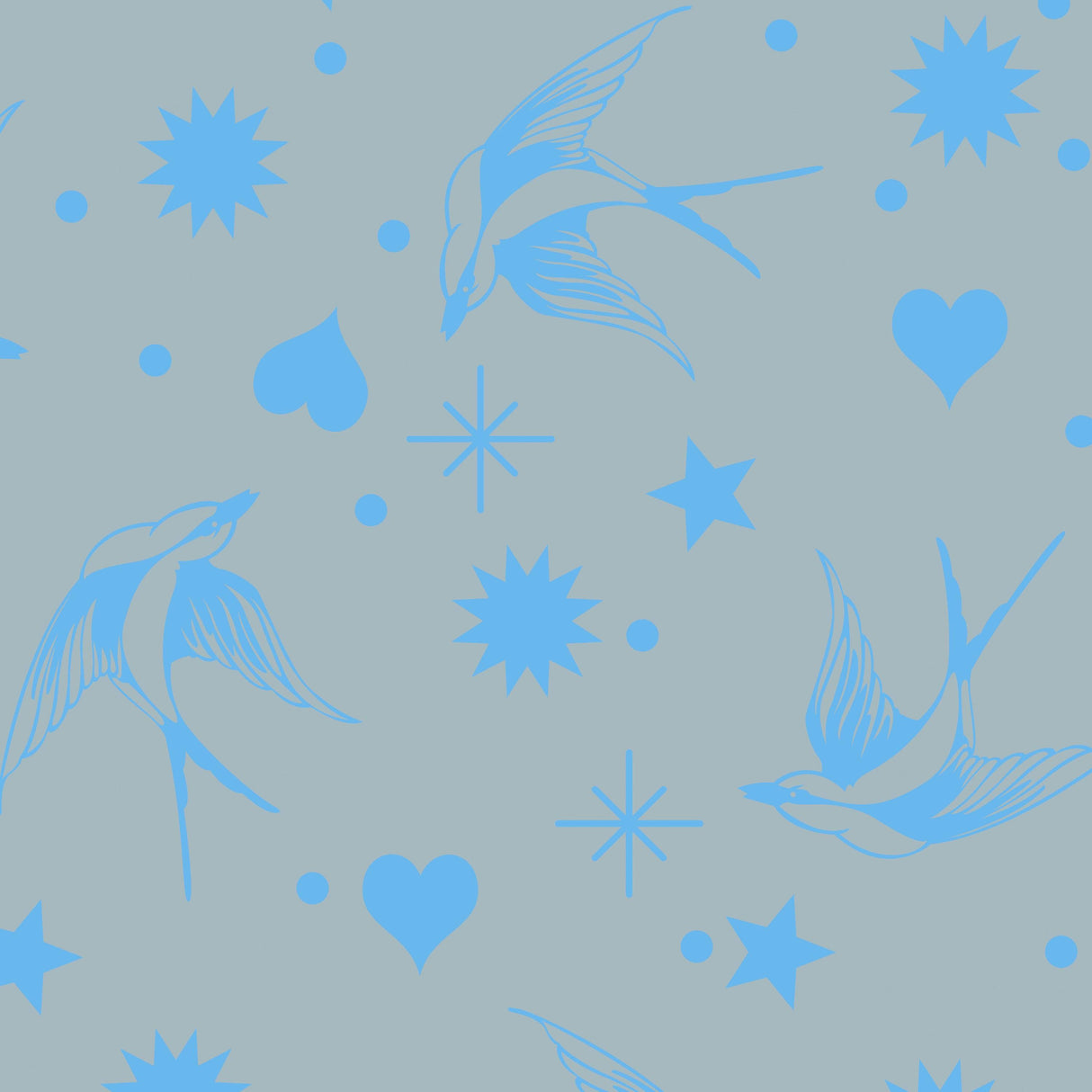 Tula Pink Fairy Flakes- True Colors - Aura - By the half yard