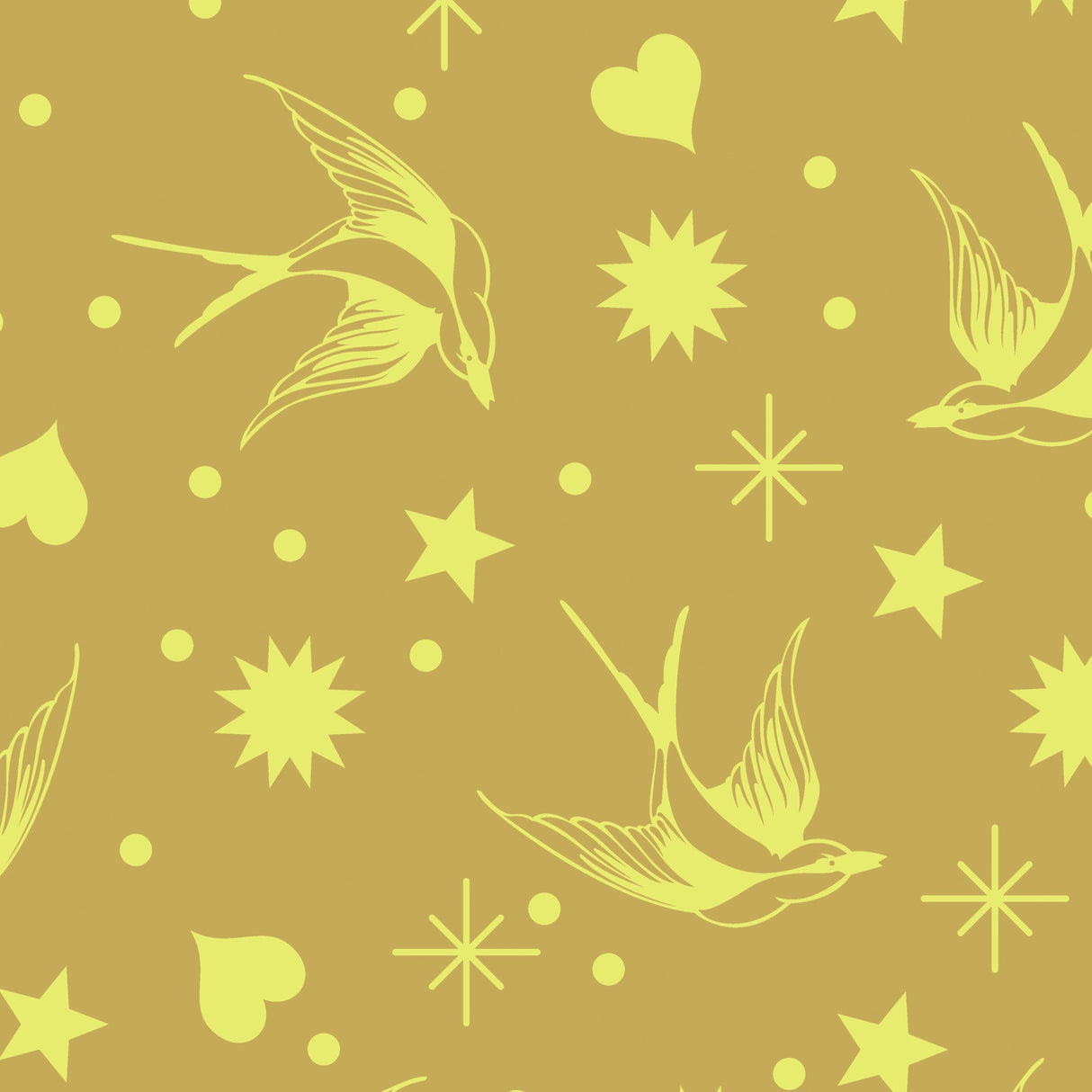 Tula Pink Fairy Flakes- True Colors - Moonbeam - By the half yard