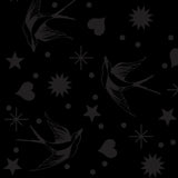 Tula Pink Fairy Flakes- True Colors - Ink - By the half yard